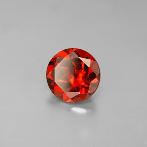 Grenat Almandin Rouge naturelle Coupe roude, 1.49 ct, VVS-VS