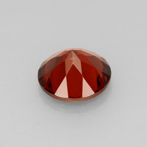 Grenat almandin rouge naturelle coupe roude, 1,47 ct, VVS-VS