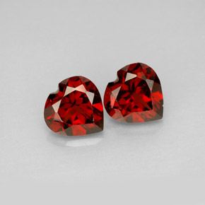 Achetez naturel ct rouge grenat almandin gems, forme de coeur, en provenance madagascar chez gemselect. en stock, livraison internationale!
