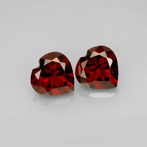 Achetez naturel ct rouge grenat almandin gems, forme de coeur, en provenance madagascar chez gemselect. en stock, livraison internationale!