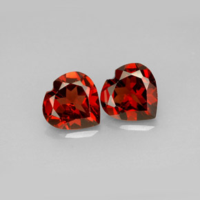 Achetez naturel ct rouge grenat almandin gems, forme de coeur, en provenance madagascar chez gemselect. en stock, livraison internationale!