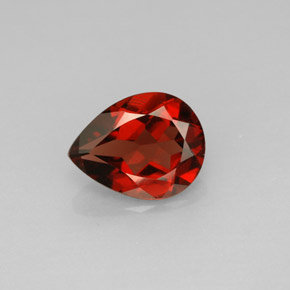 Grenat Almandin Rouge naturelle En forme de poire, 1.82 ct, VS
