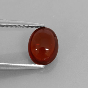Grenat Almandin Rouge naturelle Transparent, 1.27 ct, Transparent / Translucide
