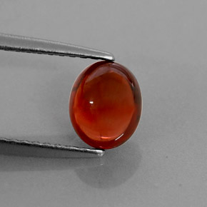 Grenat almandin rouge naturelle transparent, 1,49 ct, transparent / translucide