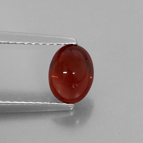 Grenat almandin rouge naturelle transparent, 1,28 ct, transparent / translucide