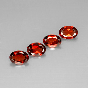 Achetez naturel ct rouge grenat almandin gems, coupe ovale, en provenance madagascar chez gemselect. en stock, livraison internationale!