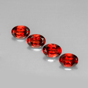 Achetez naturel ct rouge grenat almandin gems, coupe ovale, en provenance madagascar chez gemselect. en stock, livraison internationale!