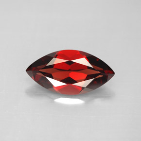 Grenat Almandin Rouge foncé naturelle Marquise, 3.18 ct, VVS-VS