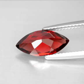 Grenat almandin rouge foncé naturelle marquise, 3,10 ct, VVS-VS