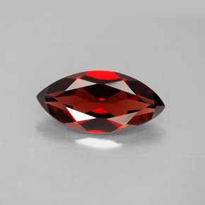 Grenat Almandin Rouge foncé naturelle Marquise, 2.98 ct, VVS-VS