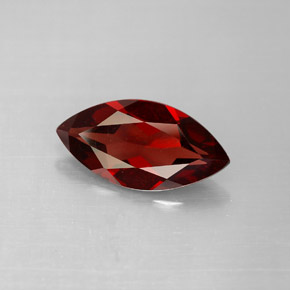 Grenat almandin rouge naturelle marquise, 2,73 ct, VVS-VS