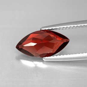 Grenat almandin rouge naturelle marquise, 2,73 ct, VVS-VS