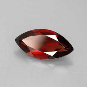 Grenat Almandin Rouge foncé naturelle Marquise, 3.06 ct, VS