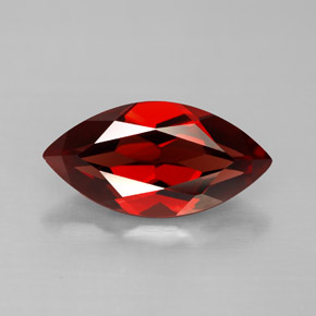 Grenat Almandin Rouge foncé naturelle Marquise, 3.16 ct, VVS-VS