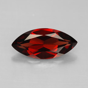 Grenat Almandin Rouge foncé naturelle Marquise, 3.31 ct, VVS-VS