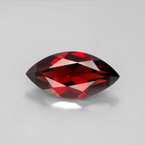Grenat Almandin Rouge foncé naturelle Marquise, 3.16 ct, VVS-VS