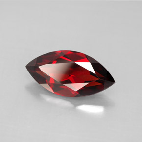 Grenat Almandin Rouge foncé naturelle Marquise, 3.16 ct, VVS-VS