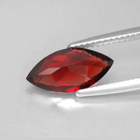 Grenat Almandin Rouge foncé naturelle Marquise, 3.16 ct, VVS-VS