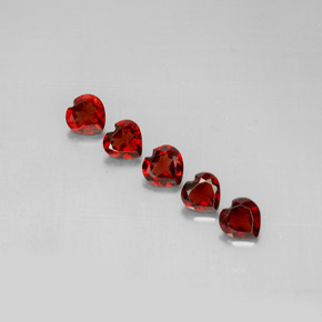 Achetez naturel ct rouge grenat almandin gems, forme de coeur, en provenance madagascar chez gemselect. en stock, livraison internationale!