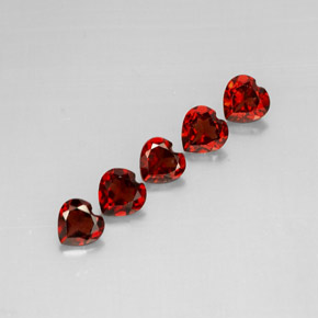 Achetez naturel ct rouge grenat almandin gems, forme de coeur, en provenance madagascar chez gemselect. en stock, livraison internationale!