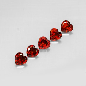 Achetez naturel ct rouge grenat almandin gems, forme de coeur, en provenance madagascar chez gemselect. en stock, livraison internationale!