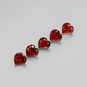 Achetez naturel ct rouge grenat almandin gems, forme de coeur, en provenance madagascar chez gemselect. en stock, livraison internationale!