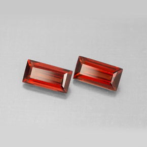 Achetez naturel ct rouge intense grenat almandin gems, baguette, en provenance madagascar chez gemselect. en stock, livraison internationale!