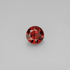 Grenat almandin rouge naturelle coupe roude, 0,96 ct, VS