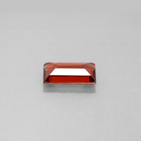 Grenat almandin rouge naturelle baguette, 1,10 ct, VS