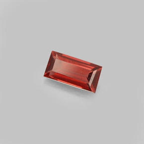 Grenat Almandin Rouge-orange naturelle Baquette, 1.17 ct, VS