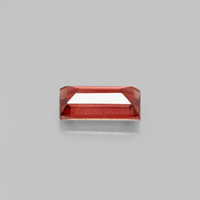 Grenat Almandin Rouge-orange naturelle Baquette, 1.17 ct, VS