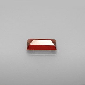Grenat Almandin Rouge-orange naturelle Baquette, 1.02 ct, VS