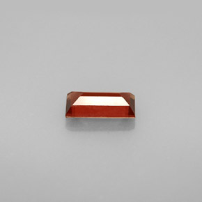 Grenat Almandin Rouge-orange naturelle Baquette, 1.01 ct, VS