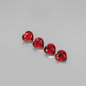 Achetez naturel ct rouge grenat almandin gems, forme de coeur, en provenance madagascar chez gemselect. en stock, livraison internationale!