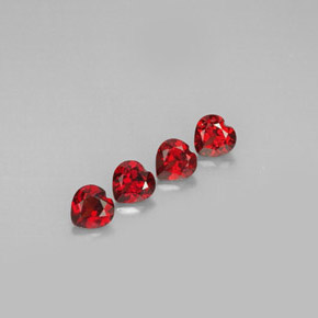 Achetez naturel ct rouge grenat almandin gems, forme de coeur, en provenance madagascar chez gemselect. en stock, livraison internationale!