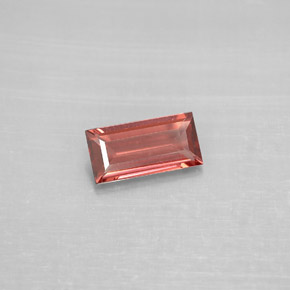 Grenat Almandin Rouge-orange naturelle Baquette, 0.84 ct, VVS-VS