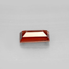 Grenat almandin rouge naturelle baguette, 1,18 ct, VVS-VS