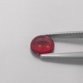 Grenat Almandin Rouge foncé naturelle Transparent, 1.31 ct, Transparent / Translucide