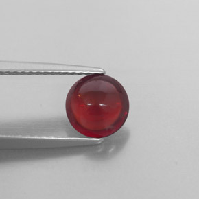 Grenat Almandin Rouge foncé naturelle Transparent, 1.68 ct, Transparent / Translucide