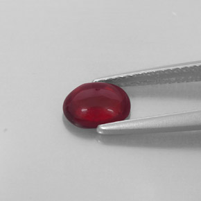 Grenat almandin rouge naturelle transparent, 0,84 ct, transparent / translucide