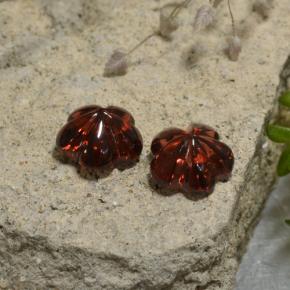 Achetez naturel 3,47ct rouge grenat almandin gems, taille fleur, en provenance madagascar chez gemselect. en stock, livraison internationale!
