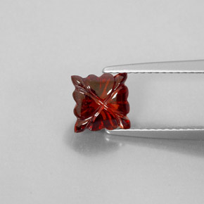 Grenat almandin rouge naturelle transparent, 2,21 ct, transparent / translucide