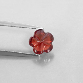 Grenat almandin rouge naturelle transparent, 1,83 ct, transparent / translucide