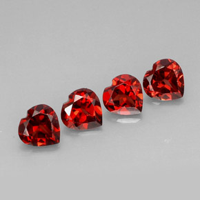 Achetez naturel ct rouge grenat almandin gems, forme de coeur, en provenance madagascar chez gemselect. en stock, livraison internationale!