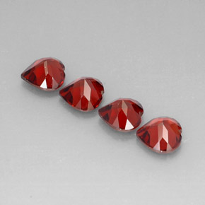 Achetez naturel ct rouge grenat almandin gems, forme de coeur, en provenance madagascar chez gemselect. en stock, livraison internationale!