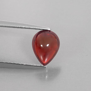 Grenat Almandin Rouge foncé naturelle Transparent, 1.46 ct, Transparent / Translucide