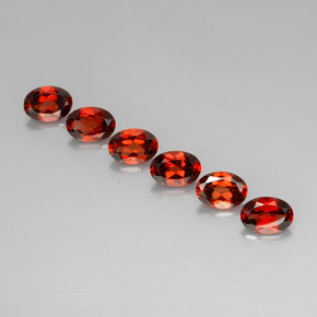 Achetez naturel ct orange grenat almandin gems, coupe ovale, en provenance madagascar chez gemselect. en stock, livraison internationale!