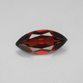 Grenat almandin rouge naturelle marquise, 2,97 ct, VVS-VS