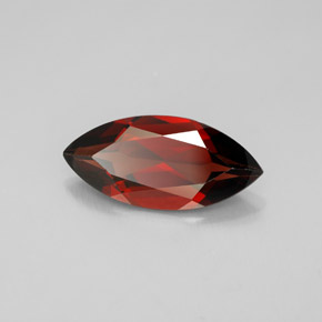 Grenat almandin rouge naturelle marquise, 2,97 ct, VVS-VS
