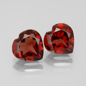 Achetez naturel ct rouge grenat almandin gems, forme de coeur, en provenance madagascar chez gemselect. en stock, livraison internationale!